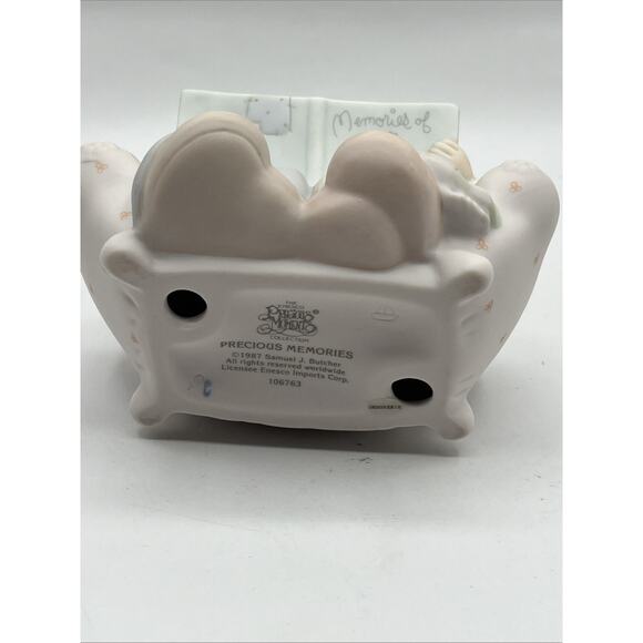 Precious Moments Figurine "Precious Memories" Of Our Wedding 1987 Vintage - Picture 8 of 8